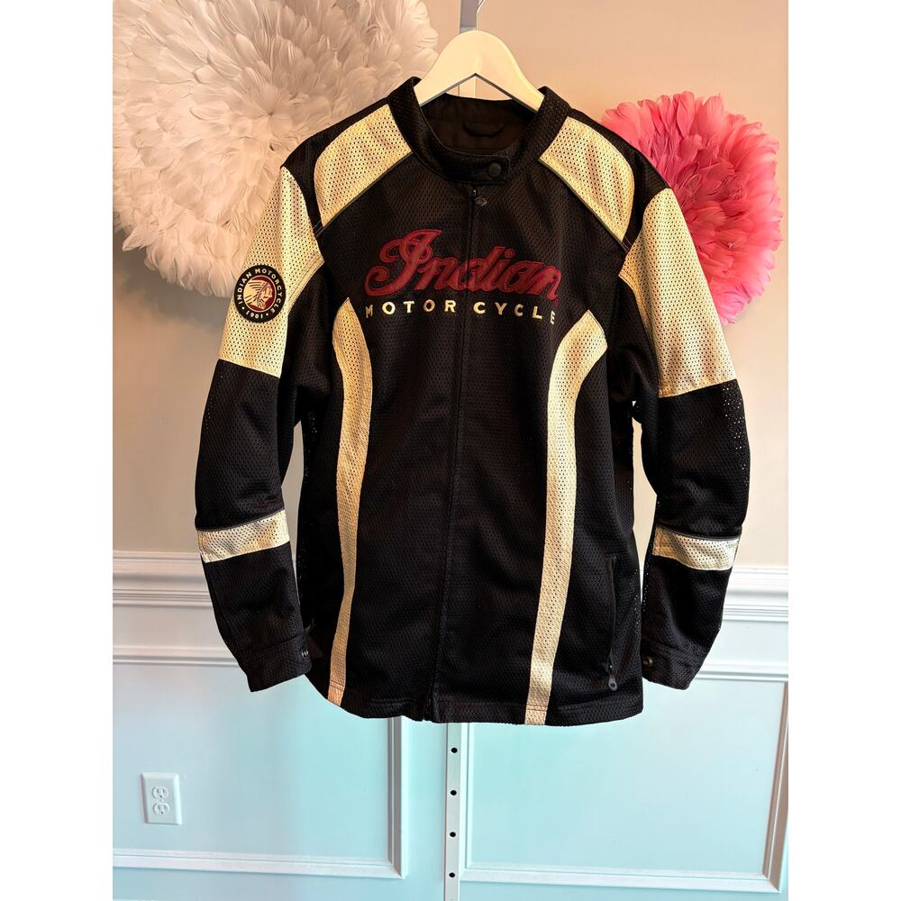 WOMEN'S INDIAN MOTORCYCLE LIGHTWEIGHT MESH JACKET SIZE 2XL